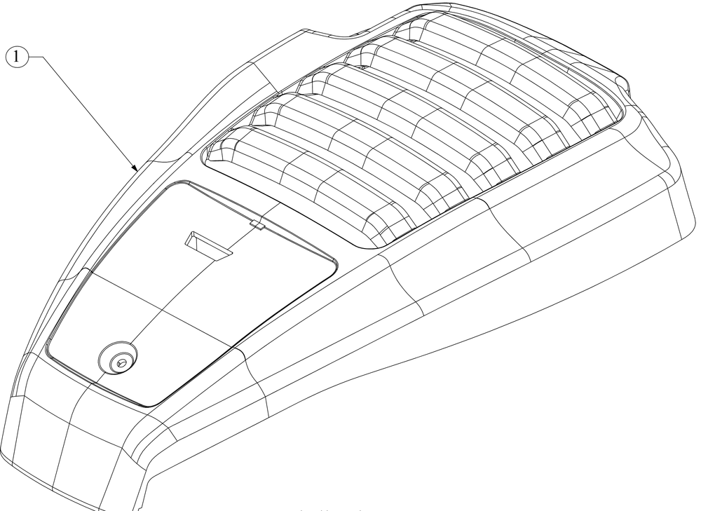 Engine Shroud Diagram and Parts List for SC500HW (12ABD2M5710)(2017) Cub Cadet Lawn Mower